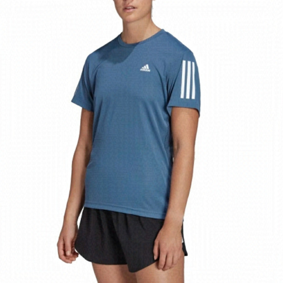 ADIDAS Own The Run Tee Shirt Top t-shirt Athletic Recycled Materials Sustainable - Picture 8 of 10